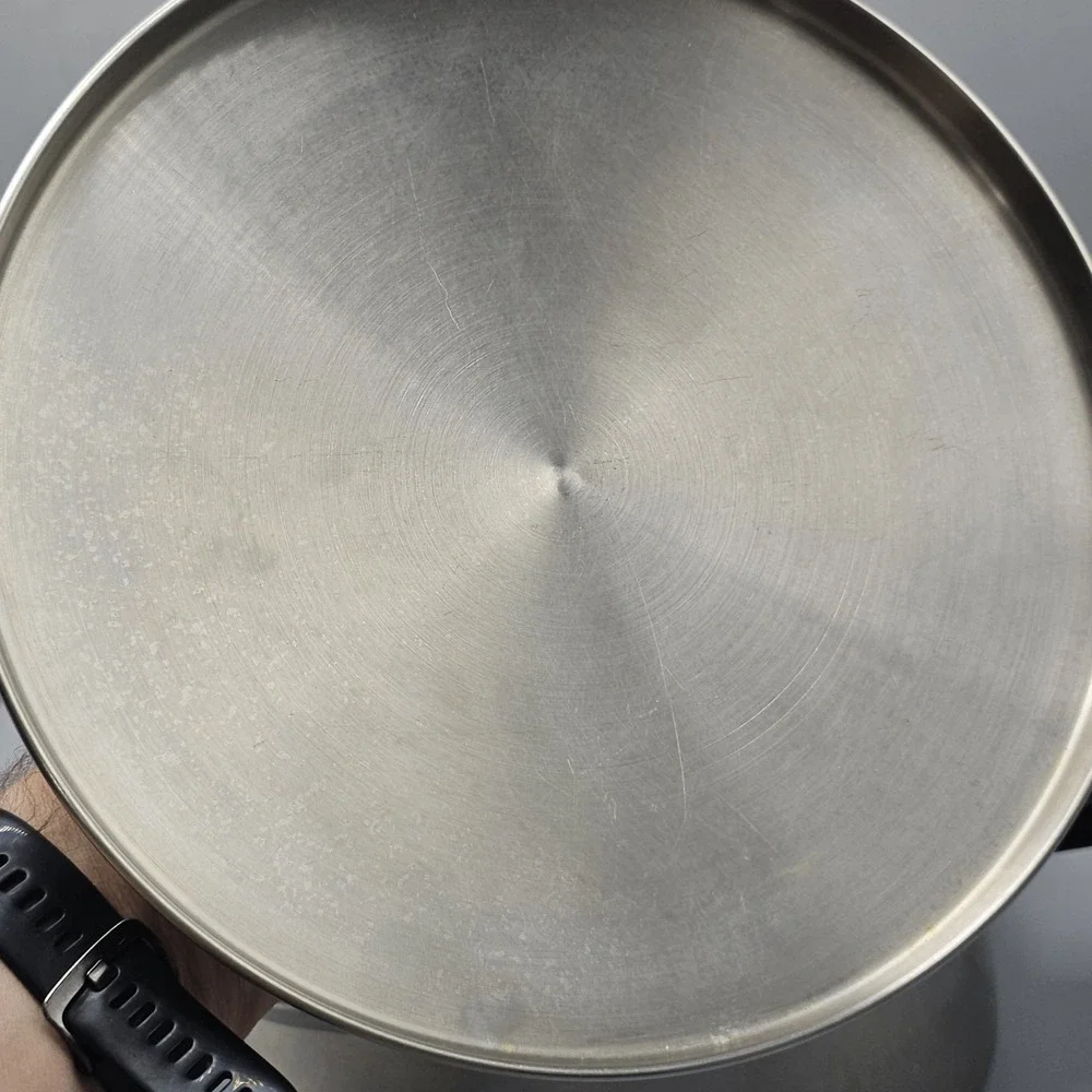 Vintage Regal Pyro 3 Ply 18-8 Stainless Steel 5 Qt Stock Pot & Lid Made USA